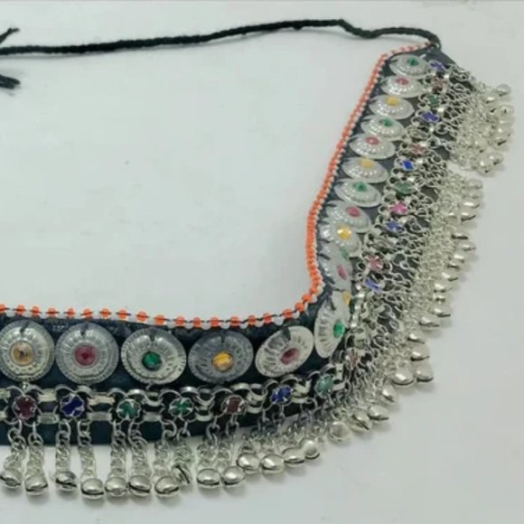 Tribal Belly Belt, Light Weight Belt, Handmade Kuchi Belly Dance Belt - Picture 4 of 12